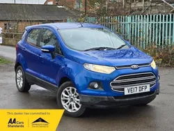 Blue Used 2017 Ford Ecosport Zetec SUV | £5,850 (Fair price)