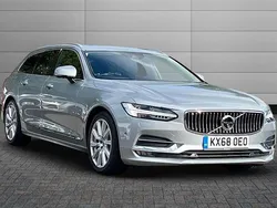Electric silver Used 2018 Volvo V90 Inscription Estate | £19,750 (Fair price)