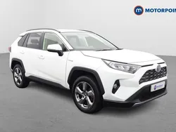 White Used 2020 Toyota RAV4 Hybrid Design SUV | £24,499 (Fair price)