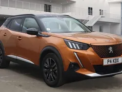 Orange Used 2022 Peugeot e-2008 Premium SUV | £13,300 (Fair price)