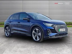 Blue Used 2025 Audi Q4 e-tron Black Edition SUV | £36,990