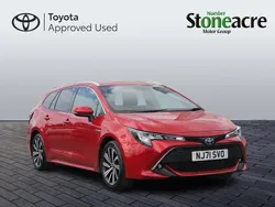 Red Used 2021 Toyota Corolla Design Estate | £19,000 (Fair price)