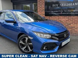Blue Used 2019 Honda Civic SR Hatchback | £11,490 (Fair price)