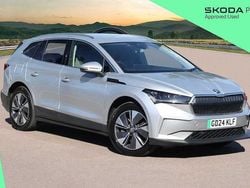 Brilliant silver metallic Used 2024 Skoda Enyaq iV SUV | £28,000 (Fair price)