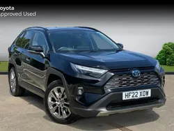 Galaxy black Used 2022 Toyota RAV4 Hybrid SUV | £29,990 (Fair price)