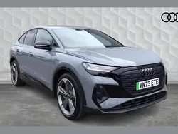 Grey Used 2023 Audi Q4 Sportback e-tron Black Edition SUV | £36,350 (Good price)