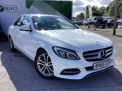 White Used 2015 Mercedes C220 Sedan | £8,761 (Fair price)