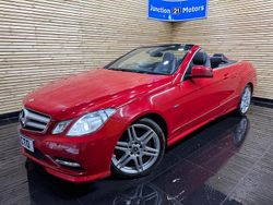 Red Used 2011 Mercedes E250 Sport Edition Cabriolet | £7,990 (A bit pricey)