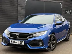 Blue Used 2017 Honda Civic Sport Hatchback | £15,190 (Fair price)
