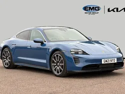 Blue Used 2021 Porsche Taycan Performance Package Sedan | £44,295 (Good price)