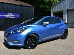 Blue Used 2017 Nissan Micra N-Connecta Hatchback | £8,295 (Fair price)