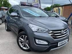 Silver Used 2015 Hyundai Santa Fe Premium SUV | £4,495