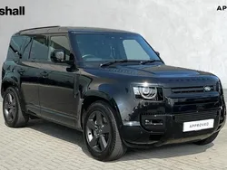 Metallic santorini black Used 2024 Land Rover Defender HSE Dynamic SUV | £70,373 (A bit pricey)