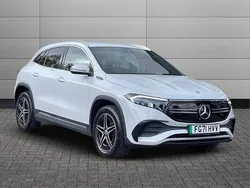 Digital white Used 2021 Mercedes EQA250 AMG line SUV | £20,990 (Fair price)