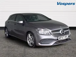Grey Used 2018 Mercedes A160 AMG line Hatchback | £11,395 (Fair price)