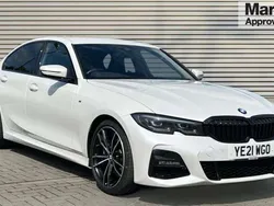 White Used 2021 BMW 320 M Sport Sedan | £23,596 (Fair price)