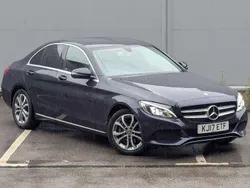 Blue Used 2017 Mercedes C220 Sedan | £11,249 (Fair price)