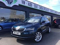Blue Used 2021 Skoda Karoq SE L SUV | £17,995 (Fair price)