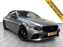 Grey Used 2021 Mercedes C200 AMG line Cabriolet | £23,445 (A bit pricey)