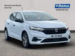 Solid glacier white Used 2022 Dacia Sandero Essentiel Hatchback | £10,000 (Fair price)