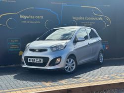 Silver Used 2014 Kia Picanto 2 Hatchback | £6,190 (A bit pricey)