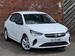 White Used 2021 Vauxhall Corsa Hatchback | £11,698 (Fair price)