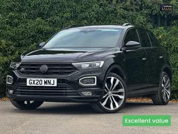 Black Used 2020 VW T-Roc R-line SUV | £18,425 (Good price)