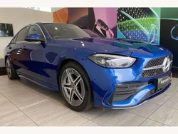 Blue Used 2024 Mercedes C200 AMG line Sedan | £31,990 (Fair price)