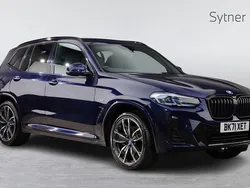 Blue Used 2021 BMW X3 M Sport SUV | £28,000 (Expensive)
