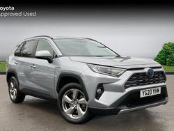 Silver blade Used 2020 Toyota RAV4 Hybrid SUV | £23,170 (Fair price)