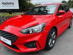 Red Used 2019 Ford Focus ST-Line Hatchback | £11,995 (Fair price)