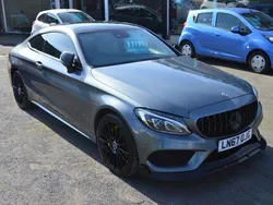 Grey Used 2017 Mercedes C220 AMG Line Premium Plus Coupe | £18,995 (Expensive)