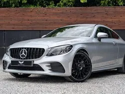 Silver Used 2019 Mercedes C220 AMG line Coupe | £19,990 (Fair price)