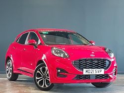 Red Used 2021 Ford Puma ST-Line Hatchback | £15,498 (Fair price)