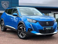 Blue Used 2021 Peugeot e-2008 Allure Premium SUV | £12,795 (Good price)