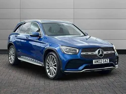 Blue Used 2022 Mercedes GLC220 AMG Line Premium SUV | £32,895 (A bit pricey)