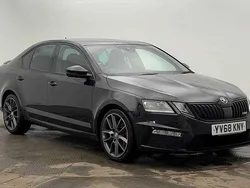 Black magic pearlescent Used 2019 Skoda Octavia vRS Hatchback | £15,229 (Fair price)