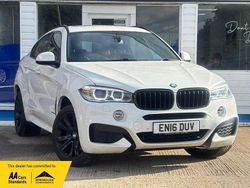 White Used 2016 BMW X6 M Sport SUV | £20,950 (Fair price)