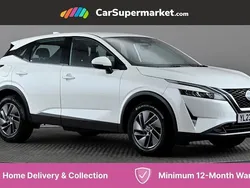 White Used 2022 Nissan Qashqai Acenta Premium SUV | £15,097 (Fair price)