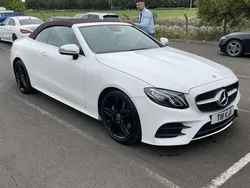 White Used 2017 Mercedes E220 AMG Line Premium Cabriolet | £20,000 (Fair price)