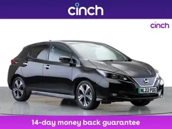 Black Used 2022 Nissan Leaf N-Connecta Hatchback | £10,599 (Good price)