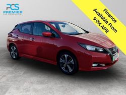 Red Used 2021 Nissan Leaf Tekna Hatchback | £8,195 (Fair price)