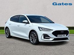 White New 2025 Ford Focus ST-Line X Hatchback | £23,499 (Expensive)