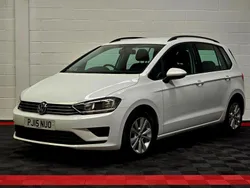 White Used 2015 VW Golf Sportsvan SE MPV | £8,995 (Fair price)