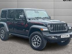 Black New 2025 Jeep Wrangler Rubicon SUV | £56,959 (Fair price)