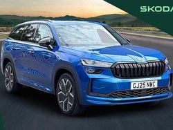 Race blue Used 2025 Skoda Kodiaq SportLine SUV | £35,595 (Fair price)
