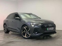 Grey Used 2022 Audi e-tron Black Edition SUV | £27,900 (A bit pricey)