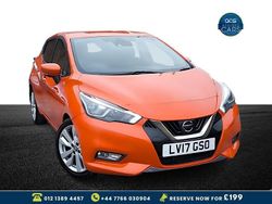 Orange Used 2017 Nissan Micra Tekna Hatchback | £5,000 (Fair price)