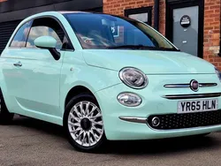 Green Used 2015 Fiat 500 Lounge Hatchback | £5,795 (Fair price)