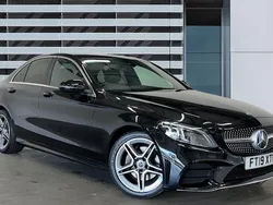 Black Used 2019 Mercedes C200 AMG Line Premium Sedan | £17,743 (Fair price)
